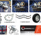 Unbraked Tandem Trailer Kit - Several Options