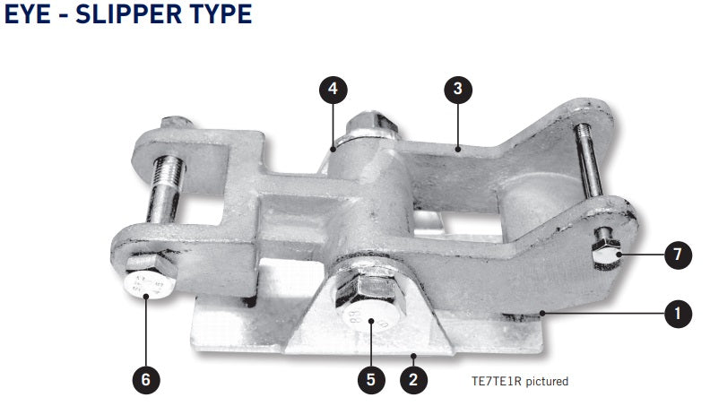 Slipper Rocker Tandem Axle Rocker Spare - Slipper Eye Assembly - Pair – Premium Parts NZ