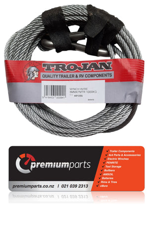 Trojan Winch wire with 1000kg Capacity