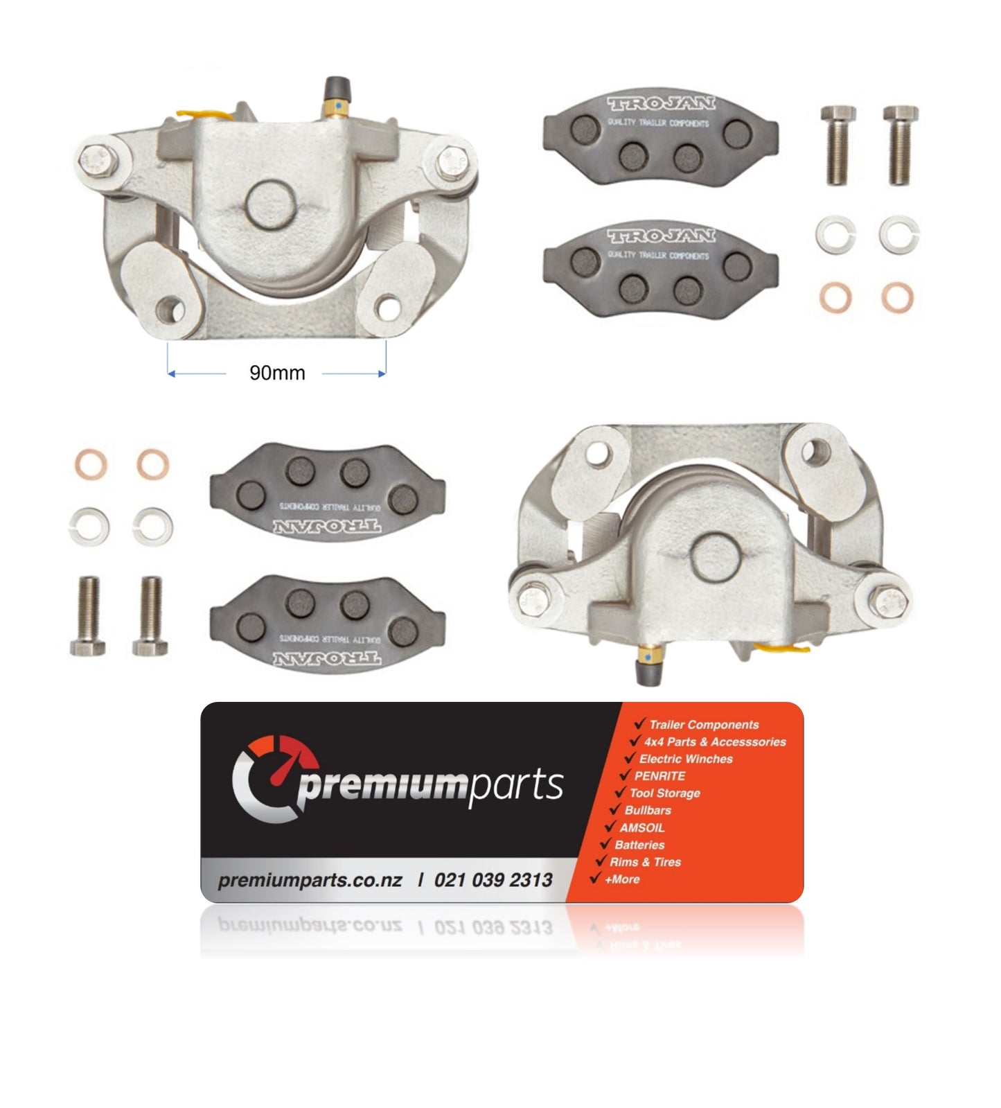 Trojan Cast Iron Hydraulic Calipers