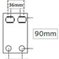 Trojan COUPLING 2500KG WIDE DUOFIT 50mm-1 7/8"
