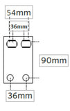 Trojan COUPLING 2500KG WIDE DUOFIT 50mm-1 7/8"