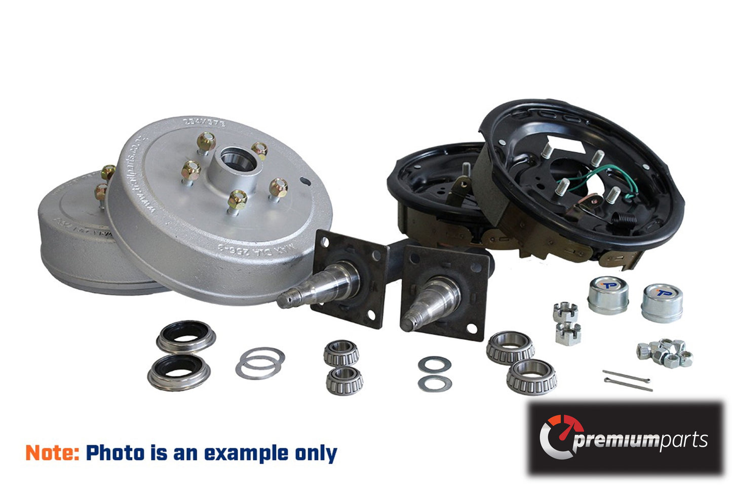 10" Electric drum 1750kg HSS 5 x 4 1/2" 39mm stub end - Trailparts