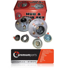 Trojan 1500kg Non Braked Hub Set - 4 Stud PCDs - Multiple Options