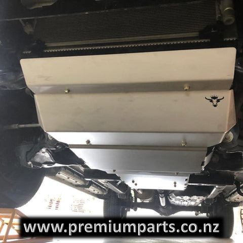 2005-2015 Toyota Hilux - 4mm Stainless Steel: Front, Sump and Transmission Bash Plates (2005-2015)