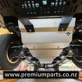 2015-2023 Toyota N80 Hilux 4mm Stainless Steel - Front, Sump and Transmission Bash Plates