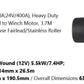 Runva EWB25000 Premium 12V with Synthetic Rope