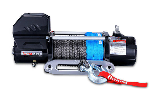 Runva EWL12000 12V with Synthetic Rope