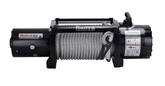 Runva EWV12000 Ultimate Winch 24V with Steel Cable