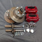 1500kg NZ Made Braked Hubs & Stubs Kit - Twin stainless steel piston calipers!!