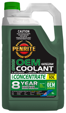 PENRITE 8 Year 500,000km Green Coolant Concentrate 5L