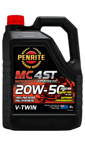 PENRITE MC-4ST 20W-50 VTWIN 100% PAO & ESTER 4L